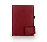SecWal SecWal 1 Kreditkartenetui Geldbörse RFID Leder 9 cm rot