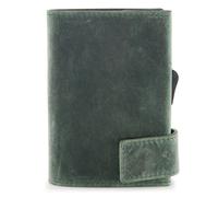 SecWal Kreditkartenetui Geldbörse RFID Leder 9 cm grün