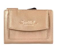 SecWal RFID Leder Kartenetui mit Münzfach Geldbörse Portemonnaie SW2, Farbe:Metallic Rose