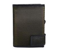 SecWal Kreditkartenetui RFID Leder 7 cm schwarz-gelb (SW2Matrix-40)