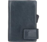 SecWal SecWal 1 Kreditkartenetui Geldbörse RFID Leder 9 cm blau