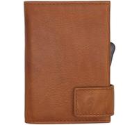 SecWal SecWal 1 Kreditkartenetui Geldbörse RFID Leder 9 cm braun