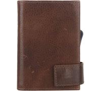 SecWal SecWal 2 Kreditkartenetui Geldbörse RFID Leder 9 cm braun