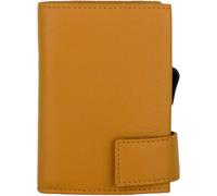 SecWal SecWal 2 Kreditkartenetui Geldbörse RFID Leder 9 cm gelb
