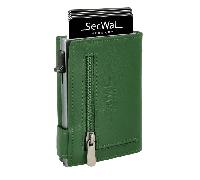 secwal - Secwal1 Kartenetui Vintage RV echt Leder grün Grün