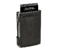 SecWal SW2 Briefttasche Schwarz Aluminium, Leder