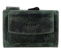 SecWal Kartenetui mit Münzfach Druckknopf Hunter H-grün