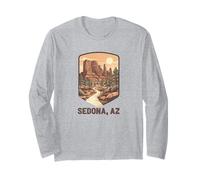 Sedona Arizona Souvenir Erinnerung von AZ Red Rocks Retro Langarmshirt