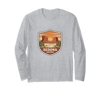 Sedona Arizona Souvenir Erinnerung von AZ Red Rocks Retro Langarmshirt