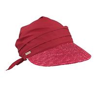 Seeberger Ansali Strohvisor Cap by (One Size - rot)