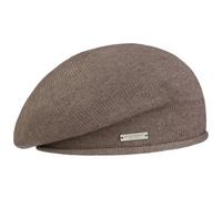 Seeberger Classic Uni Strickbaske Baske Damenbaske Baskenmütze Damen - Winter Herbst-Winter - One Size Taupe