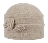 Seeberger Classic Uni Walkmütze Wollmütze Damenmütze Wintermütze Damen - Winter Herbst-Winter - One Size Hellbeige
