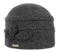 Seeberger Classic Uni Walkmütze Wollmütze Damenmütze Wintermütze (One Size - anthrazit)