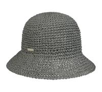 Seeberger Crochet Cloche Strohhut Sonnenhut Sommerhut Damenhut Gartenhut Strandhut Damen - Frühling-Sommer Sommer - One Size grün