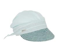 Seeberger Damen Stroh-/Stoffcap Baseball Cap, mintgrün, 6 7/8/7 3/8
