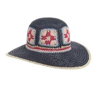 Seeberger Filesta Schlapphut Strohhut Sonnenhut Sommerhut Strandhut Gartenhut (One Size - dunkelblau)