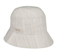 Seeberger Fine Stripes Stoffhut Baumwollhut Sommerhut Sonnenhut Damenhut Gartenhut Damen - Frühling-Sommer - One Size hellblau