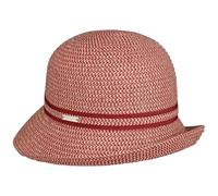 Seeberger Gavia Glocke Strohhut Sommerhut Sonnenhut Damenhut Glockenhut Gartenhut Damen - mit Ripsband, Ripsband Sommer Frühling-Sommer - One Size Fuchsia