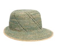 Seeberger Jalima Raffiastrohhut Strohhut Raffiahut Sommerhut Sonnenhut Damenhut Damen - mit Schirm Sommer Frühling-Sommer - One Size Mint