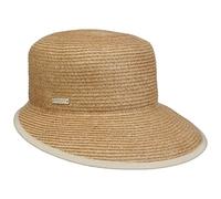 Seeberger Katalia Schute Strohcap Strohhut Damenhut Sonnenvisor Damen - mit Schirm Frühling-Sommer Sommer - One Size Natur