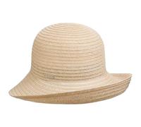 Seeberger Lisetta Hanfhut mit Aufschlag Strohhut Sommerhut Sonnenhut Damenhut Strandhut Gartenhut Damen - Made in Germany Sommer Frühling-Sommer - One Size Natur