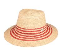 Seeberger Melenja Strohhut Damenhut Sommerhut Sonnenhut Gartenhut Strandhut Raffiahut Damen - Sommer Frühling-Sommer - One Size rot