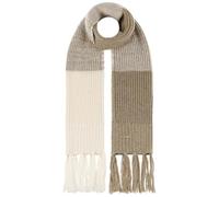 Seeberger Miola Strickschal Damenschal Winterschal Fransenschal Damen - mit Fransen Winter Herbst-Winter - One Size hellbeige