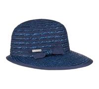 Seeberger Paglina Strohcap Cap Damencap Sommercap Strohmütze Schirmmütze (One Size - dunkelblau)