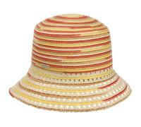 Seeberger Revola Bucket Strohhut Sommerhut Sonnenhut Gartenhut Strandhut Fischerhut Damen - Sommer Frühling-Sommer - One Size rot