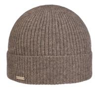 Seeberger Sporty Kaschmir Wintermütze Damen/Herren - Wintermützen Strickmützen Wollmütze mit Umschlag Winter Herbst-Winter