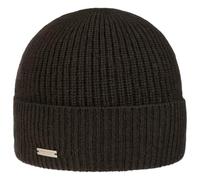 Seeberger Sporty Kaschmir Wintermütze Damen/Herren - Wintermützen Strickmützen Wollmütze mit Umschlag Winter Herbst-Winter