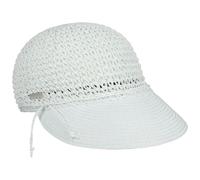 Seeberger Uni Rollable Crochet Cap Damencap Sommercap Sonnencap Sonnenvisor Strohcap Strandcap Damen - mit Schirm Sommer Frühling-Sommer - One Size Mint