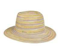 Seeberger Valcosta Fedora Strohhut Damenhut Sommerhut Sonnenhut Gartenhut Strandhut Damen - Sommer Frühling-Sommer - One Size gelb