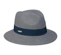 Vandia Traveller Strohhut by Seeberger blau-dunkelblau One Size