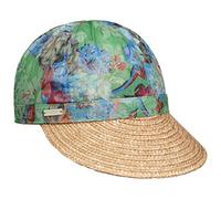 Seeberger Viasela Strohcap Sonnencap Damencap Sonnenvisor Strohvisor Damen - mit Schirm, Schirm Sommer Frühling-Sommer - One Size Natur