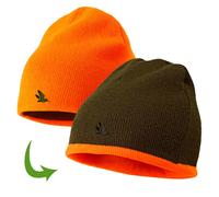 Seeland Strickmütze Ian wendbar grün orange