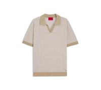 HUGO Herren Strickpullover SEEROY, beige, Gr. M