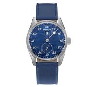 Seestern Sugess S451 Automatik Regulator Stahl Leder Blau Herrenuhr, blau, Armband