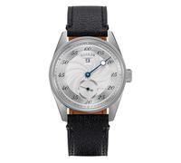 Seestern Sugess S451 Automatik Regulator Stahl Leder Weiß Herrenuhr