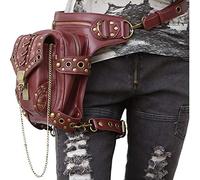 Segater™ Gothic Steampunk Gürteltasche, Männer Frauen Mehrzweck Taktische Drop Bein Arm Tasche Punk Sport Tactical Hip Bag Pack Taille Gürteltaschen Wanderrucksäcke Tasche