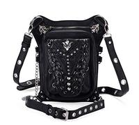 Segater™ Gothic Steampunk Gürteltasche, Männer Frauen Mehrzweck Taktische Drop Bein Arm Tasche Punk Sport Tactical Hip Bag Pack Taille Gürteltaschen Wanderrucksäcke Tasche