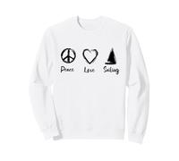 Segel Liebe Segler Fahrtensegeln Sweatshirt