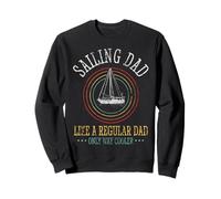 Segeln Papa Vater Lustige Boote Segel Sweatshirt