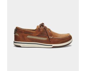 Segelschuhe / Bootsschuhe Sebago Triton Three Eye FGL, Brown Cinnamon (922), Herren, EU 41 (US 7.5 / 26 cm)