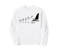 Segler Segel Boot Segelschiff Segelyacht Wochenende Segeln Sweatshirt