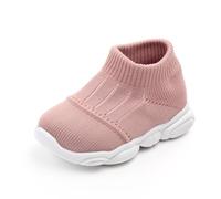 Sehfupoye Baby Sportschuhe Gestrickte Mesh Atmungsaktive Krabbelschuhe mit Leichter Sohle für 0-60 Monate, Sommer, Größe 20-26