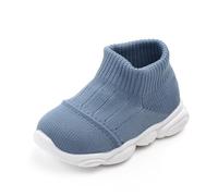 Sehfupoye Baby Sportschuhe Gestrickte Mesh Atmungsaktive Krabbelschuhe mit Leichter Sohle für 0-60 Monate, Sommer, Größe 20-26