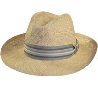Sehr leichter Strohhut Bogart Form natur, 55
