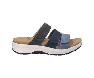 Seibel Damenschuhe Klassische Pantoletten slate blue-multi slate blue-multi - Gr. - 42