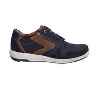 Sneaker JOSEF SEIBEL "Enrico 20" Gr. 45, blau (navy, cognac) Herren Schuhe Schnürhalbschuhe mit weiter Passform (88585341-45)